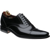 Loake Sharp mens Oxfords in black polished