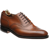 Loake Buckingham mens brogues in brown calf