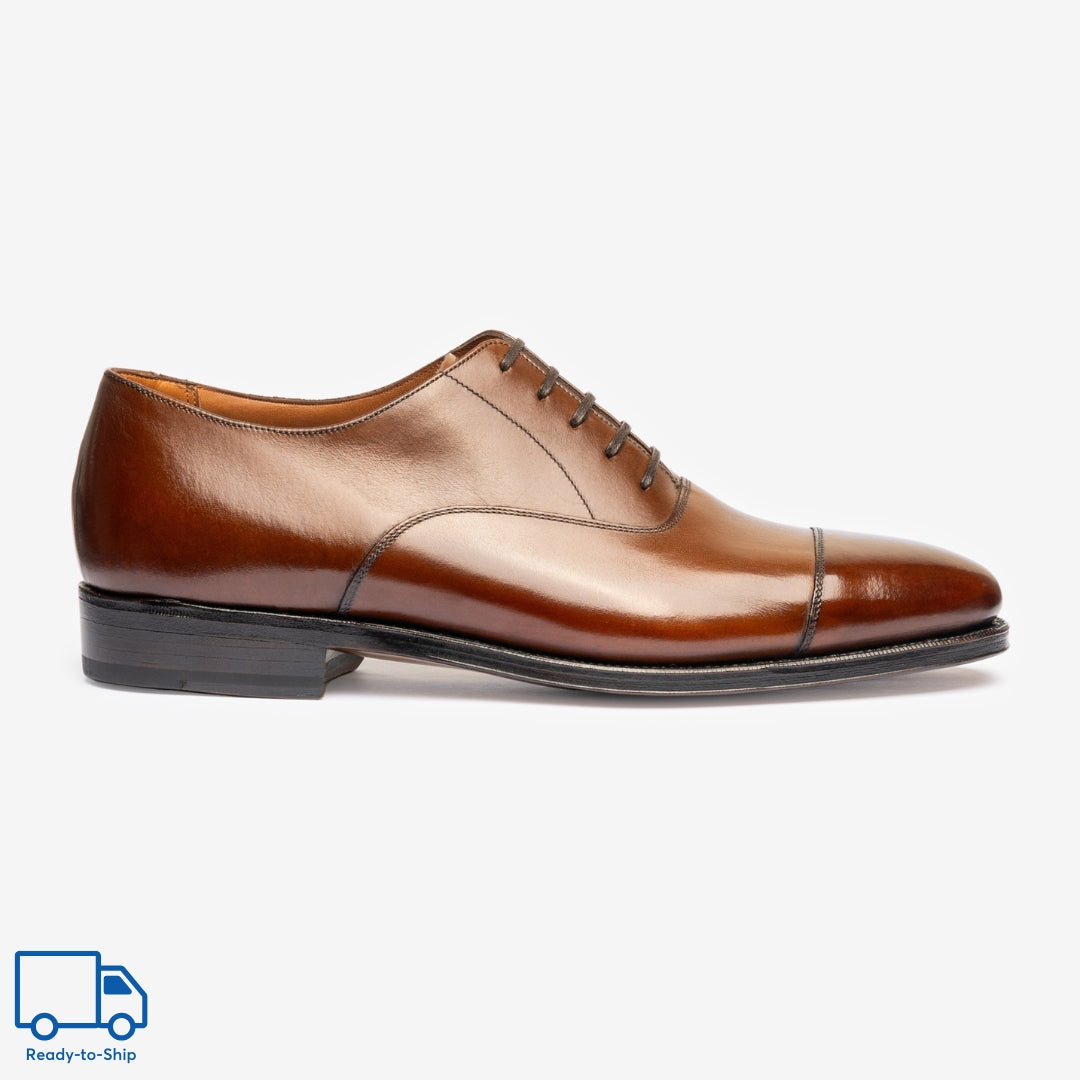 Straight Tip Oxford - Brown - Zip Last - RTW