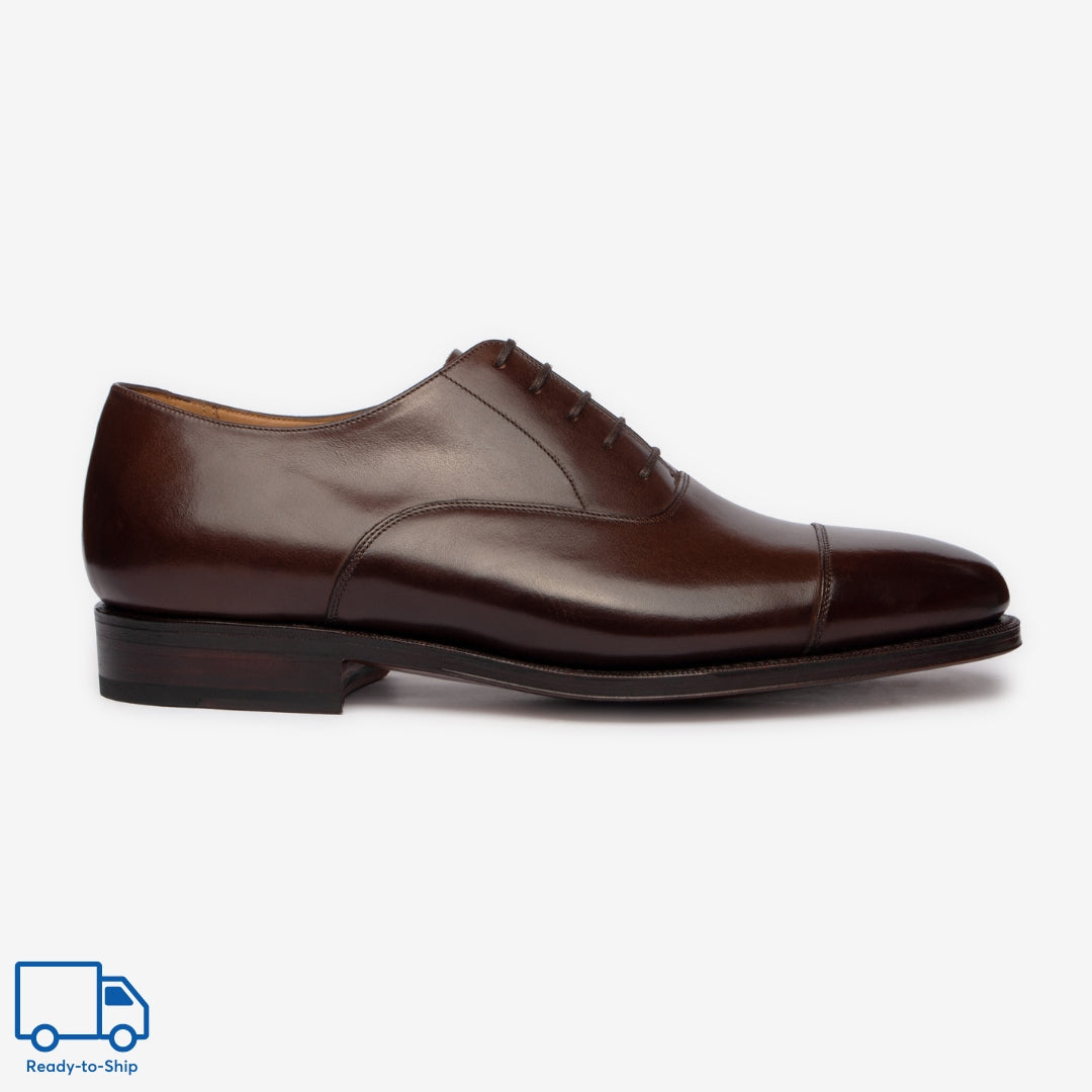 Straight Tip Oxford Bitter Choco Zip Last Rtw