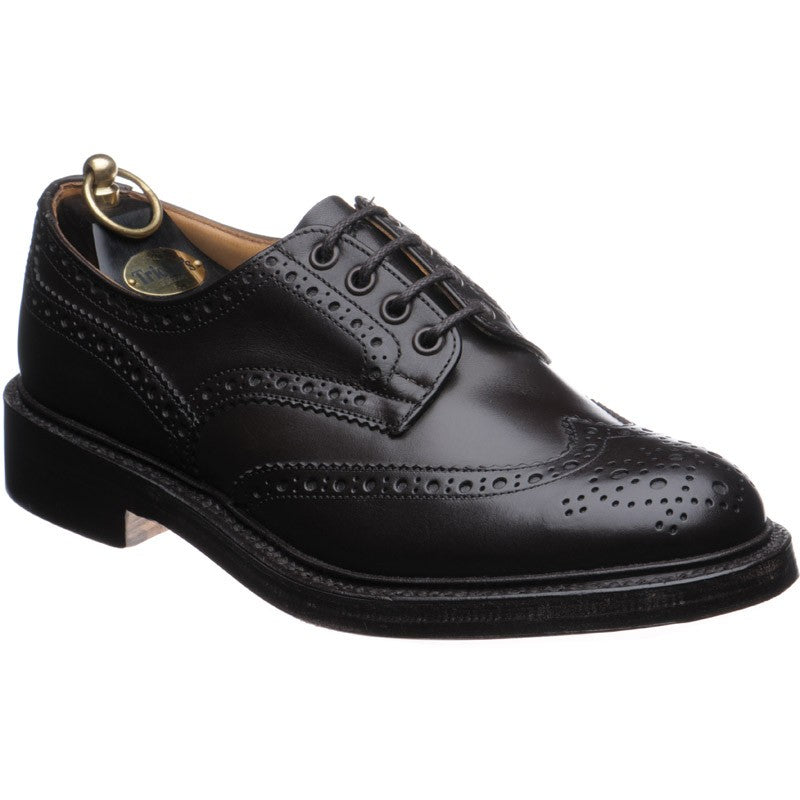 Trickers Bourton mens brogues in espresso calf