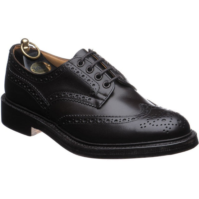 Trickers Bourton mens brogues in espresso calf