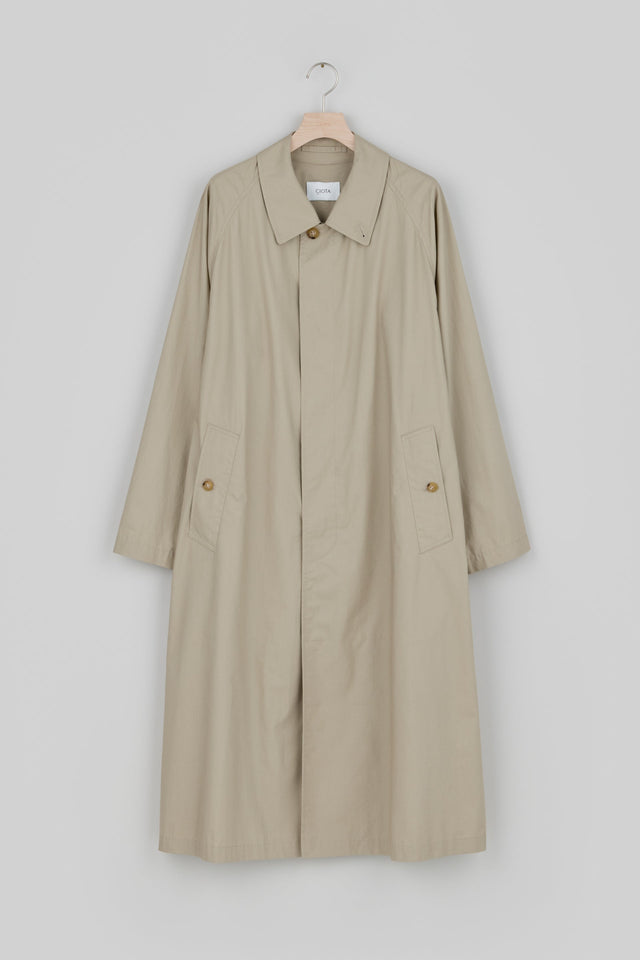Balmacaan Coat (Typewriter Cloth)