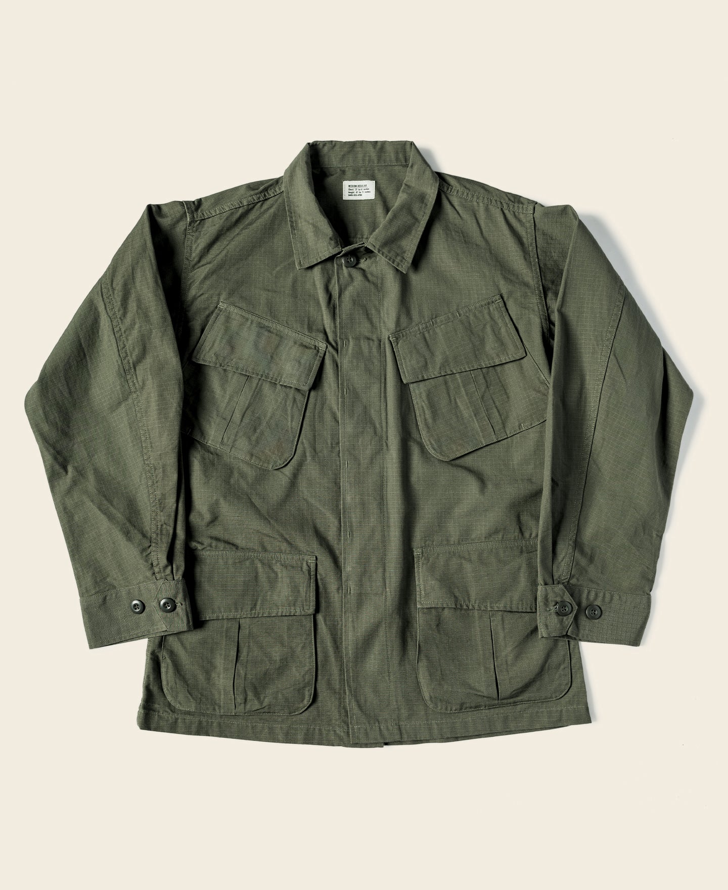 US Army 5th Model Tropical Jungle Fatigue Jacket