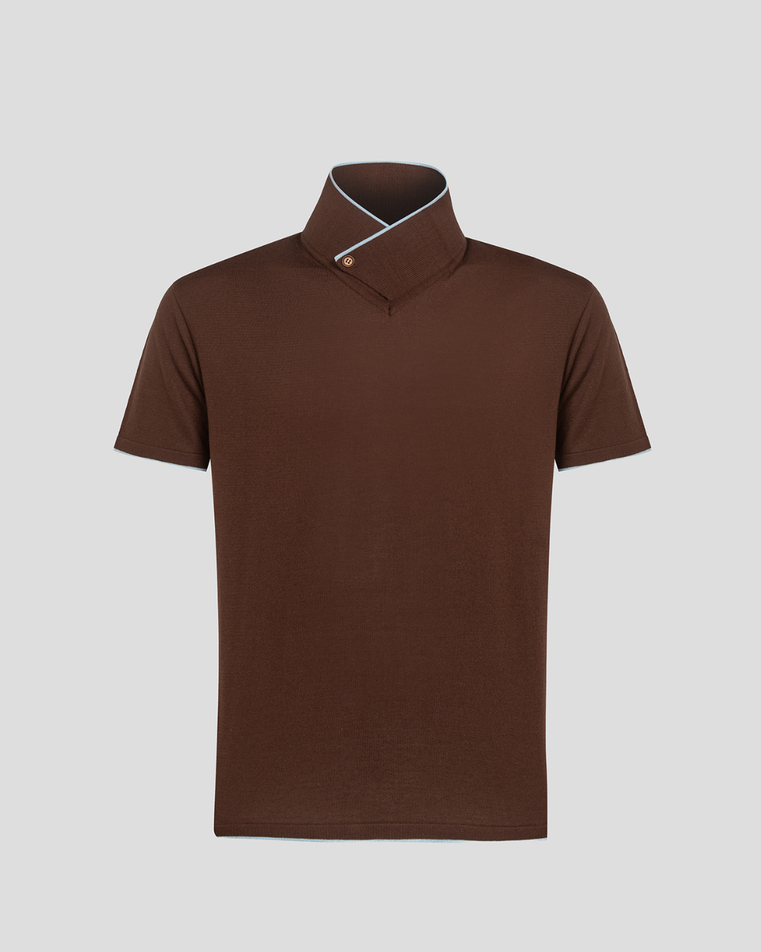 Stand Collar Polo Cobra Brown