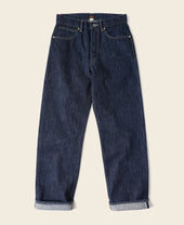 WWII Simplified Model Cowboy Selvedge Denim Jeans