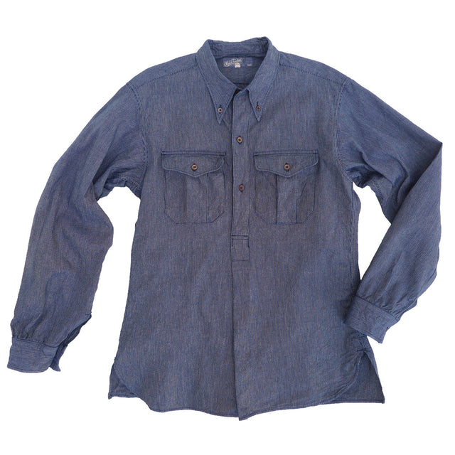 Liquette M35 Indigo Pin Stripe Ticking - Warehouse
