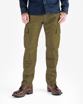 12oz Cotton Whipcord Cargo Pants - Khaki