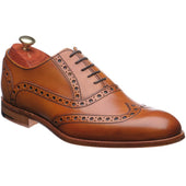 Barker Grant mens brogues in cedar calf