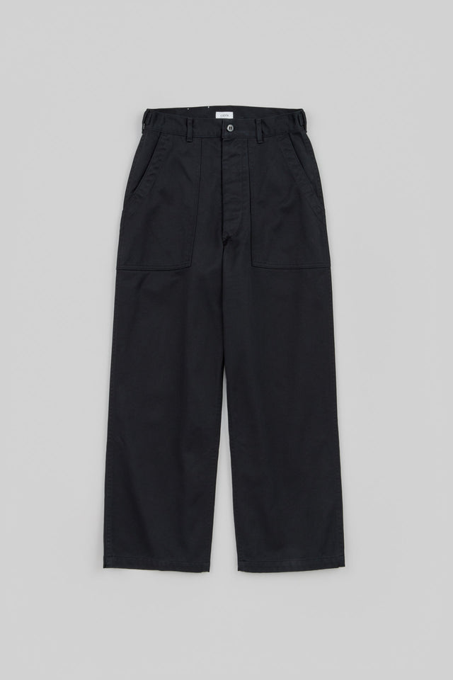 【SALE】Cotton Twill Baker Pants (Stone Bio)
