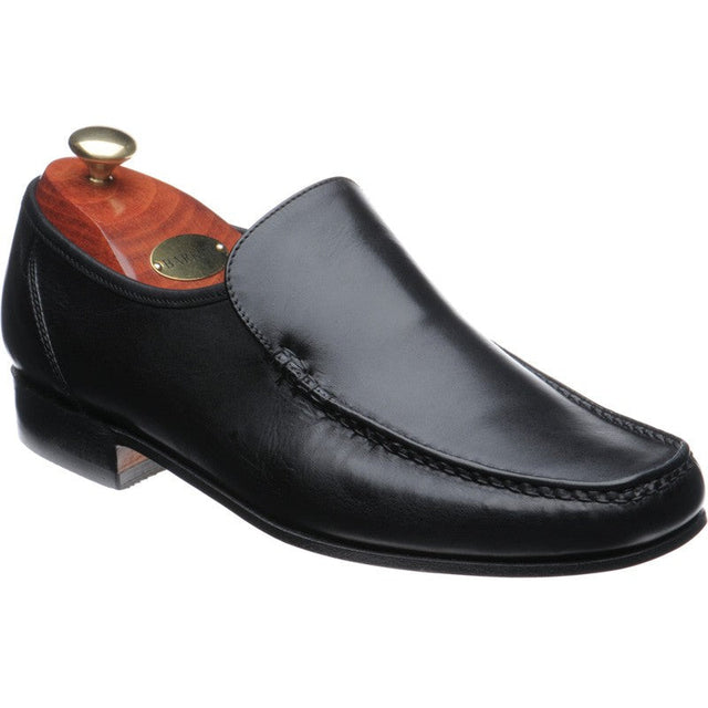 Barker Javron mens loafers in black calf