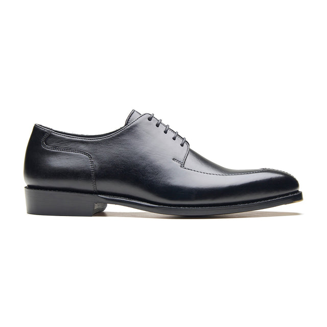Ingrid, Split Toe Blucher Derby - Black | Hand Welted Classics Collection