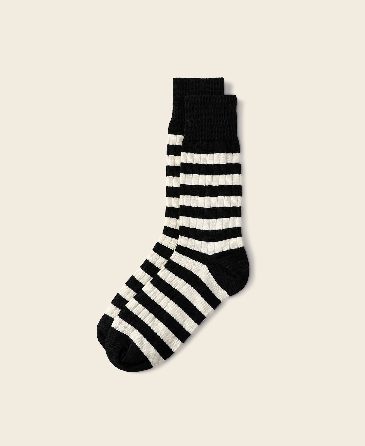 Retro Striped Cotton Socks