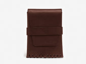No. 155 Card Case with Flap, Hickory
