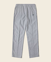 1970s Heavyweight Waffle Knit Jogger Pants - Gray
