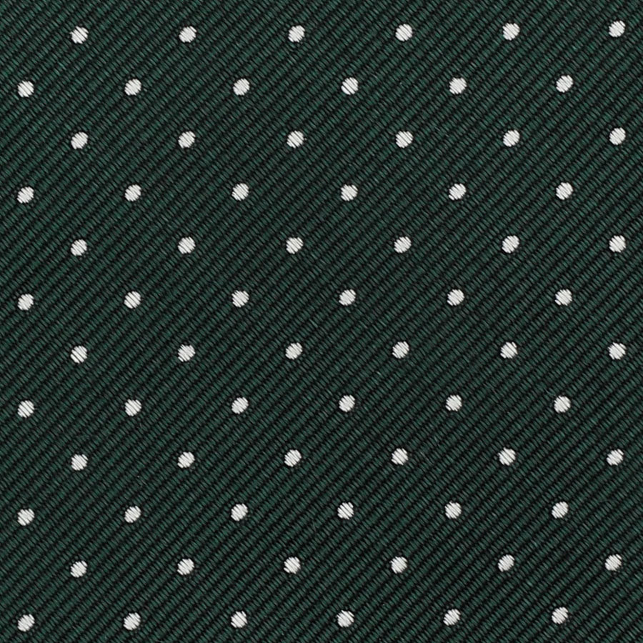 Polka Dot Bespoke Jacquard Silk Tie