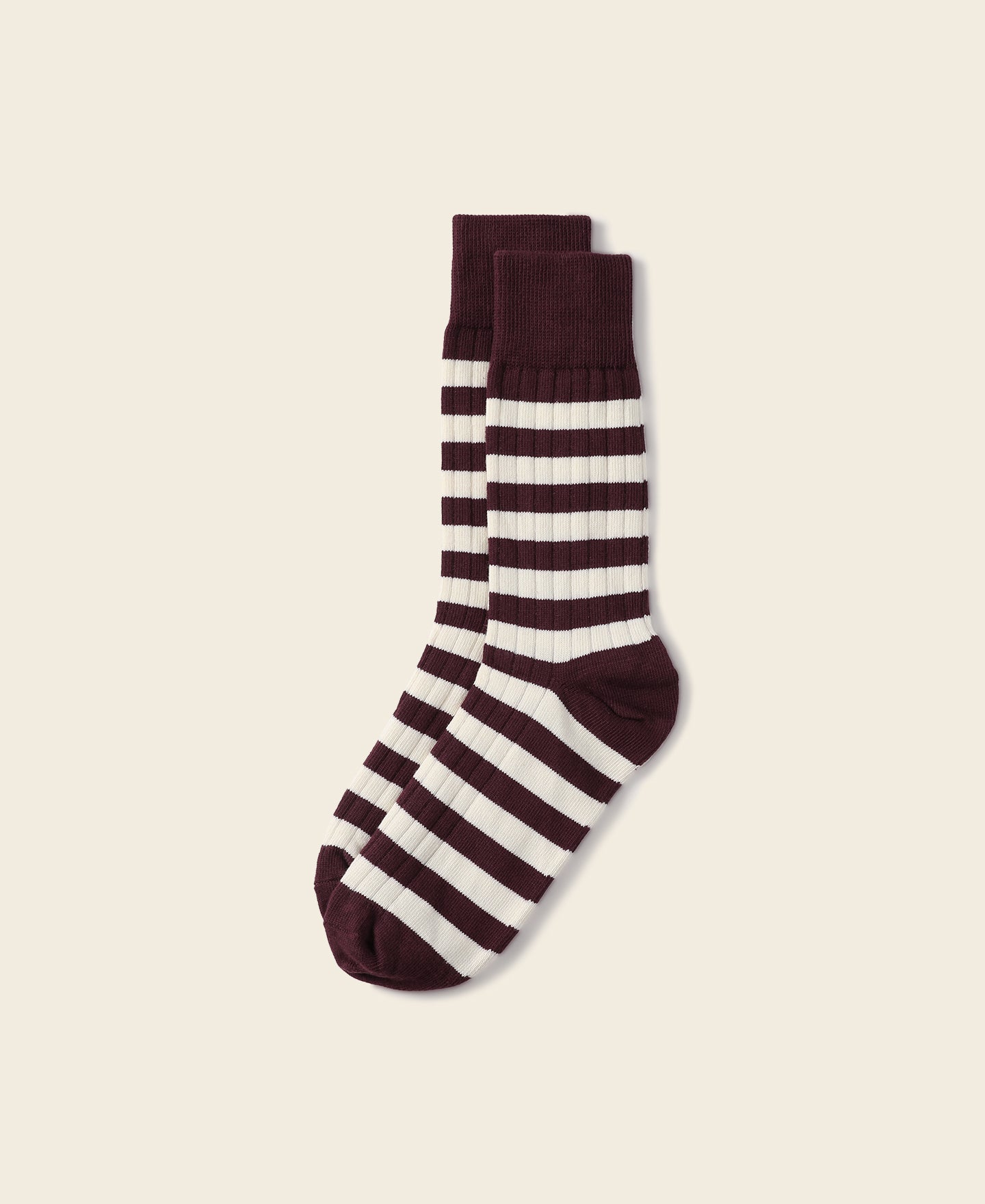 Retro Striped Cotton Socks