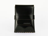 No. 155 Card Case with Flap, Onyx Cordovan