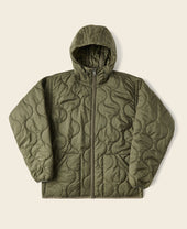 Military Style Quilted Padded Ripstop Nylon Jacket - Experimental Sample