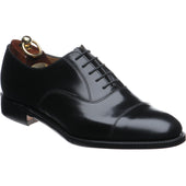 Loake 747 mens Oxfords in black polished