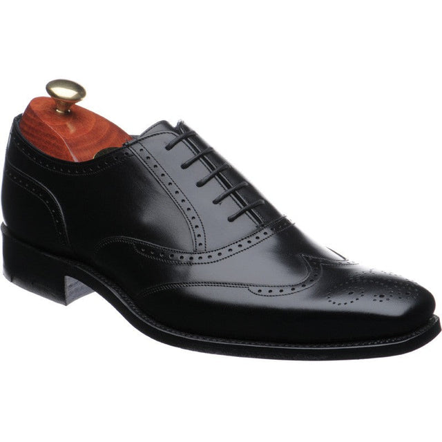 Barker Johnny mens brogues in black calf