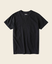 10.5 oz Cotton Tubular Gusset T-Shirt - Black