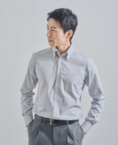 TOKYO SLIM FIT Button Down Pinpoint Oxford J-Tech Easy care