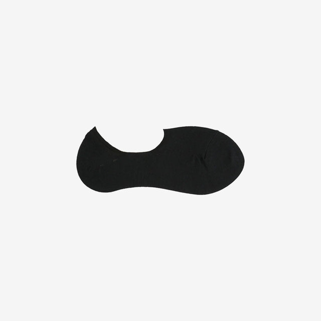 Comfort Fit No-Show Socks - Black - by Tabio