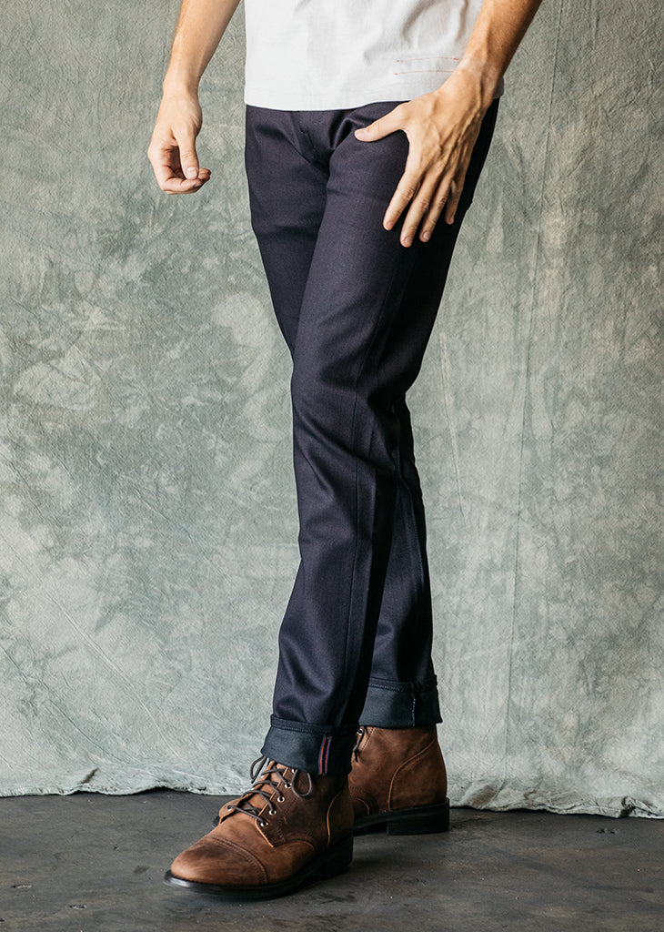 The Scissors Slim tapered - Indigo Black Raw 10.5oz Selvedge - 38