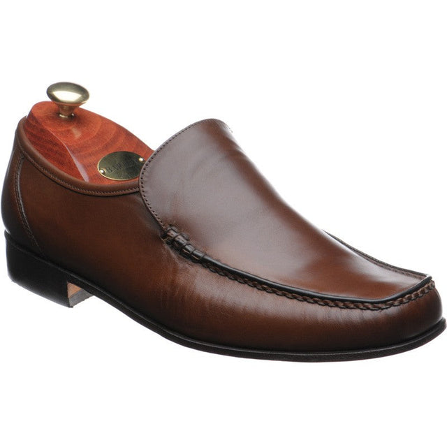 Barker Javron mens loafers in brown calf
