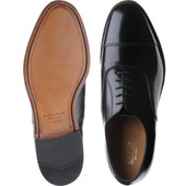 Loake 747 mens Oxfords in black polished