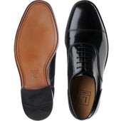 Loake 200 mens Oxfords in black polished