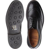 Trickers Bourton (Rubber) mens rubber-soled brogues in espresso calf