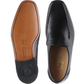 Barker Javron mens loafers in black calf