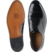 Barker Arnold mens Oxfords in black polished