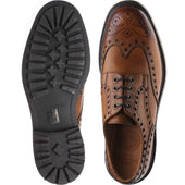 Cheaney Avon C mens rubber-soled brogues in almond grain