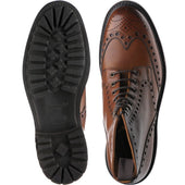 Cheaney Tweed C mens boots in almond grain