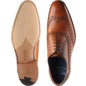 Barker Grant mens brogues in cedar calf