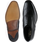Loake Buckingham mens brogues in black calf