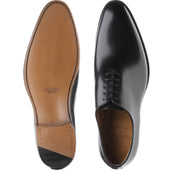 Herring Chaucer mens wholecuts in black calf