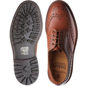 Trickers Keswick (rubber) mens rubber-soled brogues in c shade gorse calf