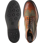 Herring Exmoor in moorland green tweed and chestnut calf
