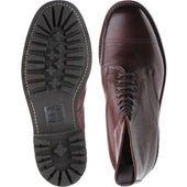 Cheaney Pennine II Rubber mens rubber-soled boots in burgundy grain
