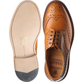 Trickers Bourton mens brogues in acorn calf