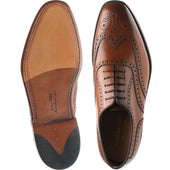 Loake Buckingham mens brogues in brown calf