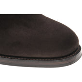 Herring Gosforth II (Rubber) mens hybrid-soled Chukka boots in cigar suede