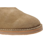 Herring Dune mens rubber-soled desert boots in sand suede