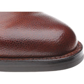 Herring Kirkdale (Rubber) mens rubber-soled Chelsea boots in mahogany grain
