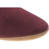 Herring Earl mens slippers in wine suede