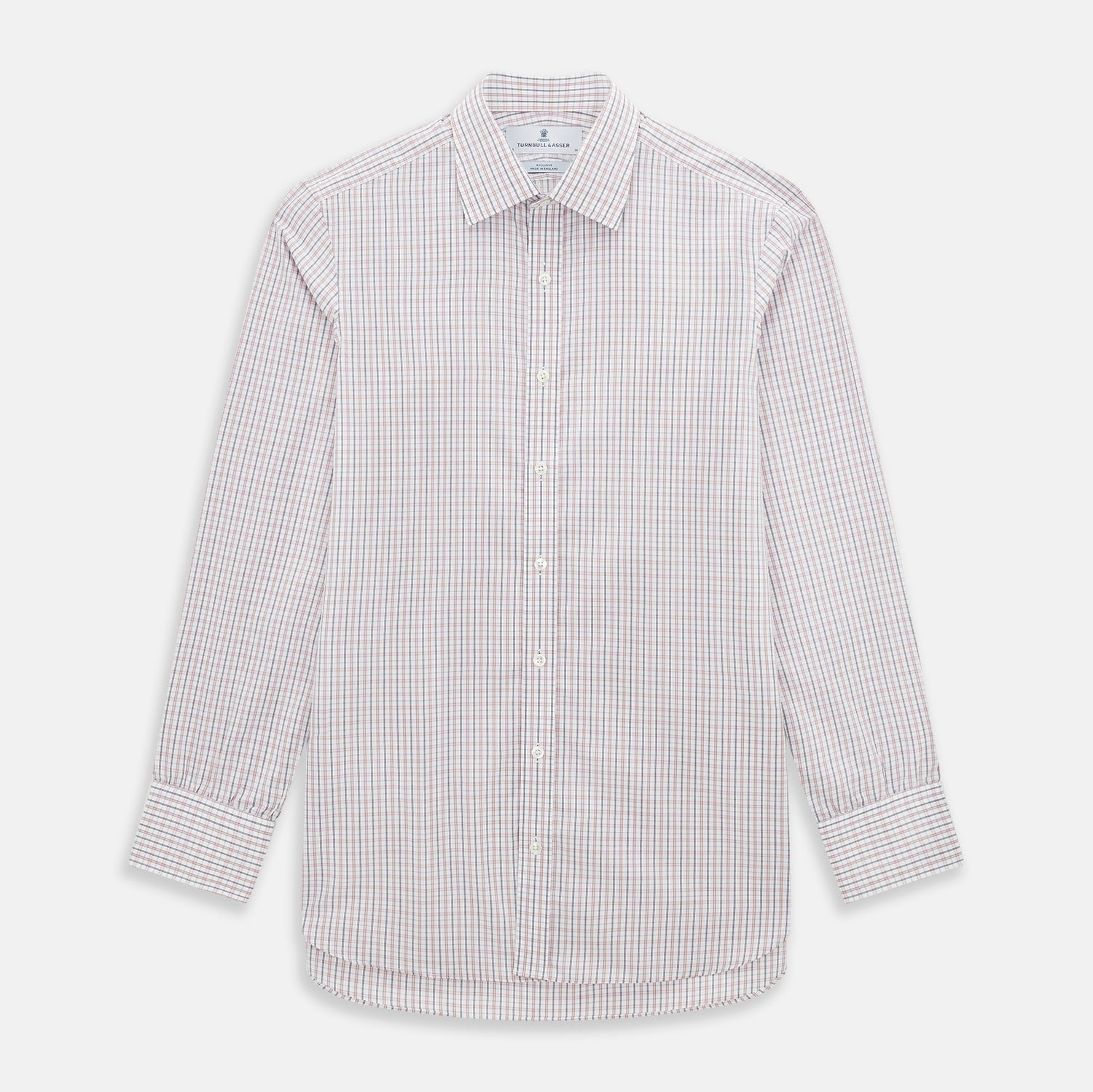 Red and Blue Multi Check Mayfair Shirt